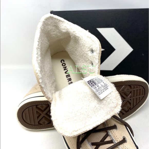 Converse Ctas Suede High Top light Bisque Suede W - Picture 9 of 9